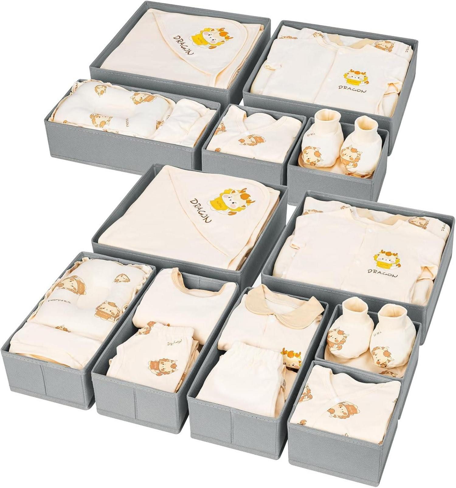 LuxusKollektion Schubladeneinsatz 12er Set Schrank Organizer günstig online kaufen