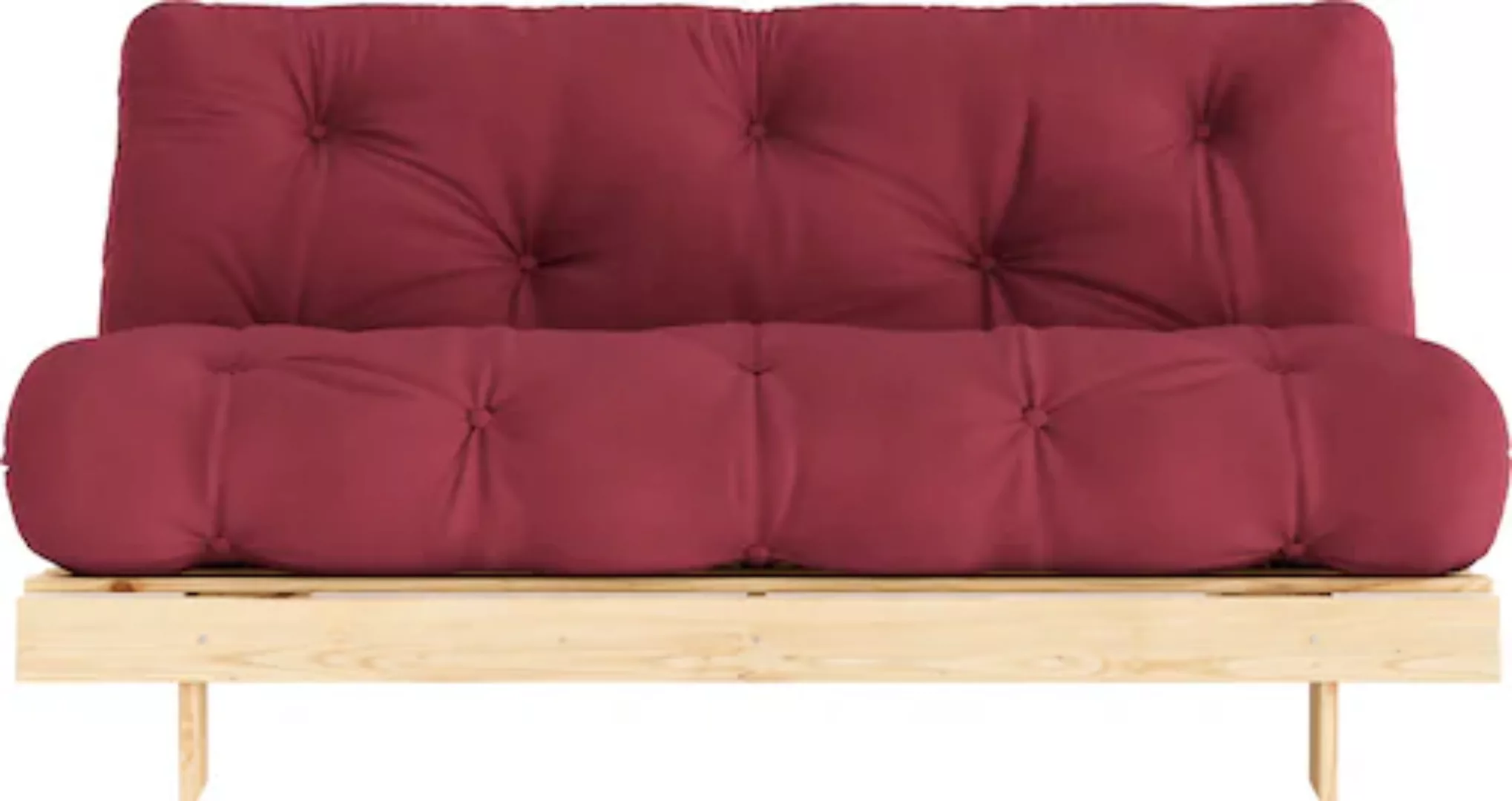 Karup Design Schlafsofa Roots 160, 2 Teile, Mit Holzstruktur, inkl. Futonma günstig online kaufen