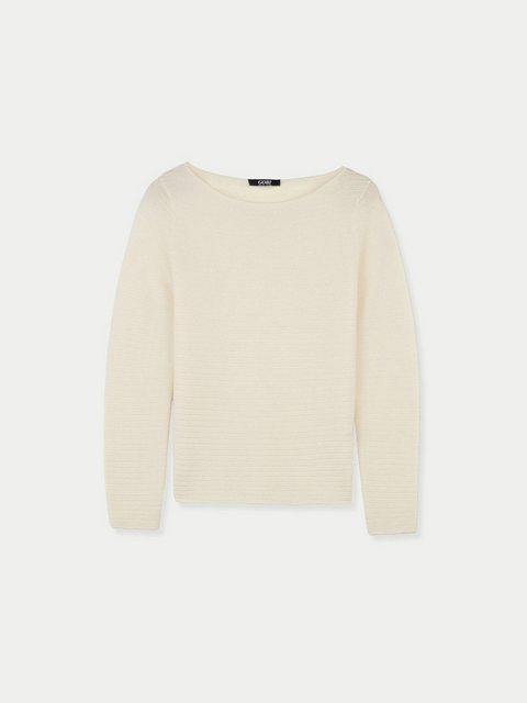 GOBI Cashmere Rundhalspullover Rippenpullover aus Kaschmir-Seide günstig online kaufen