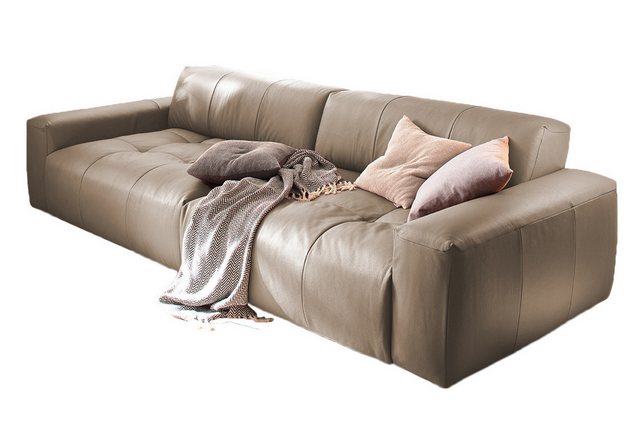 KAWOLA 3-Sitzer PALACE, Big Sofa mit Sitztiefenverstellung Leder versch. Fa günstig online kaufen