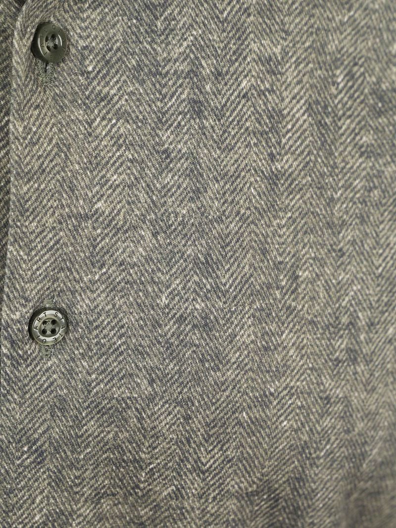 State Of Art Hemd Jersey Herringbone Grün - Größe XL günstig online kaufen