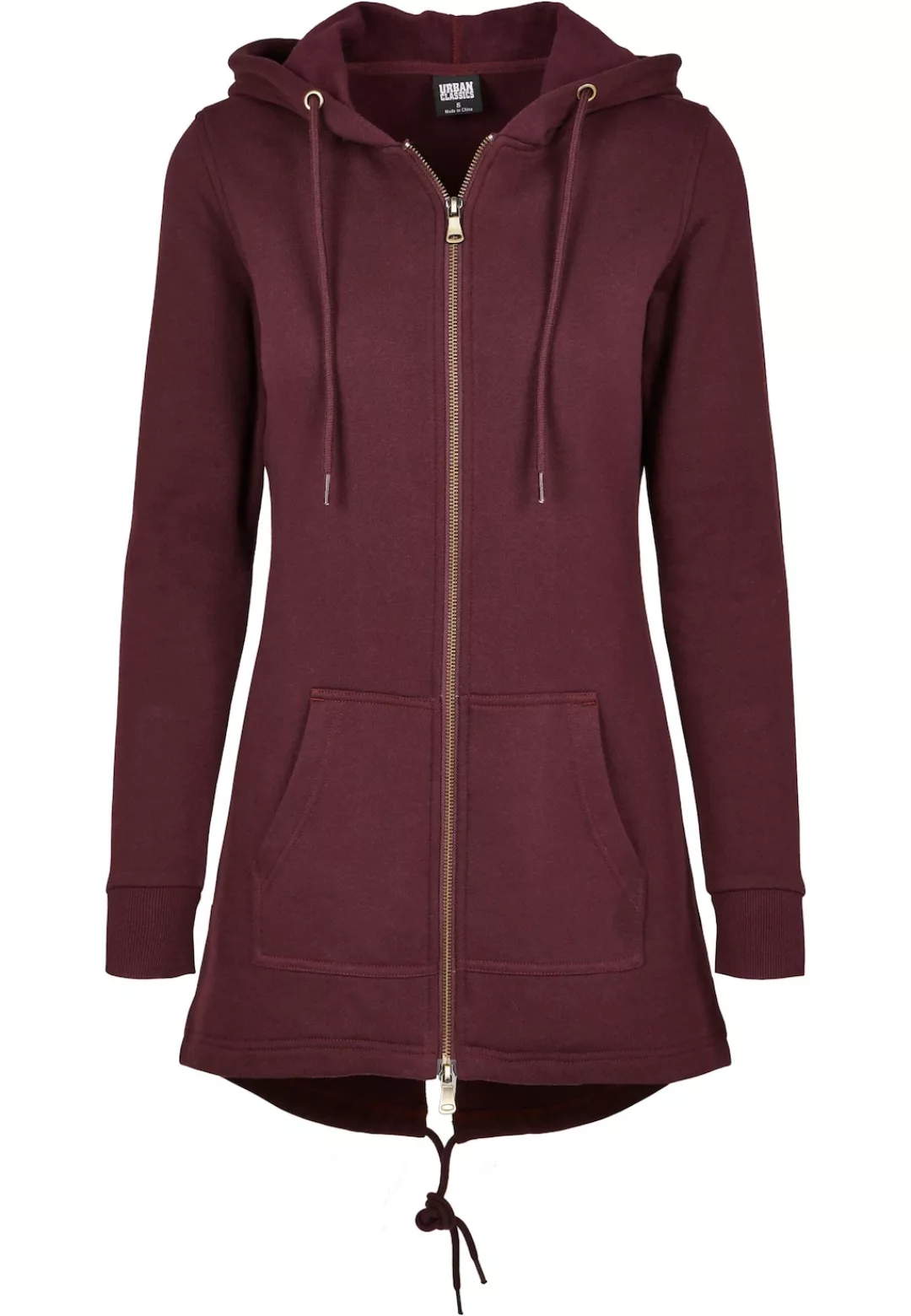 URBAN CLASSICS Sweatjacke "Urban Classics Damen Ladies Sweat" günstig online kaufen