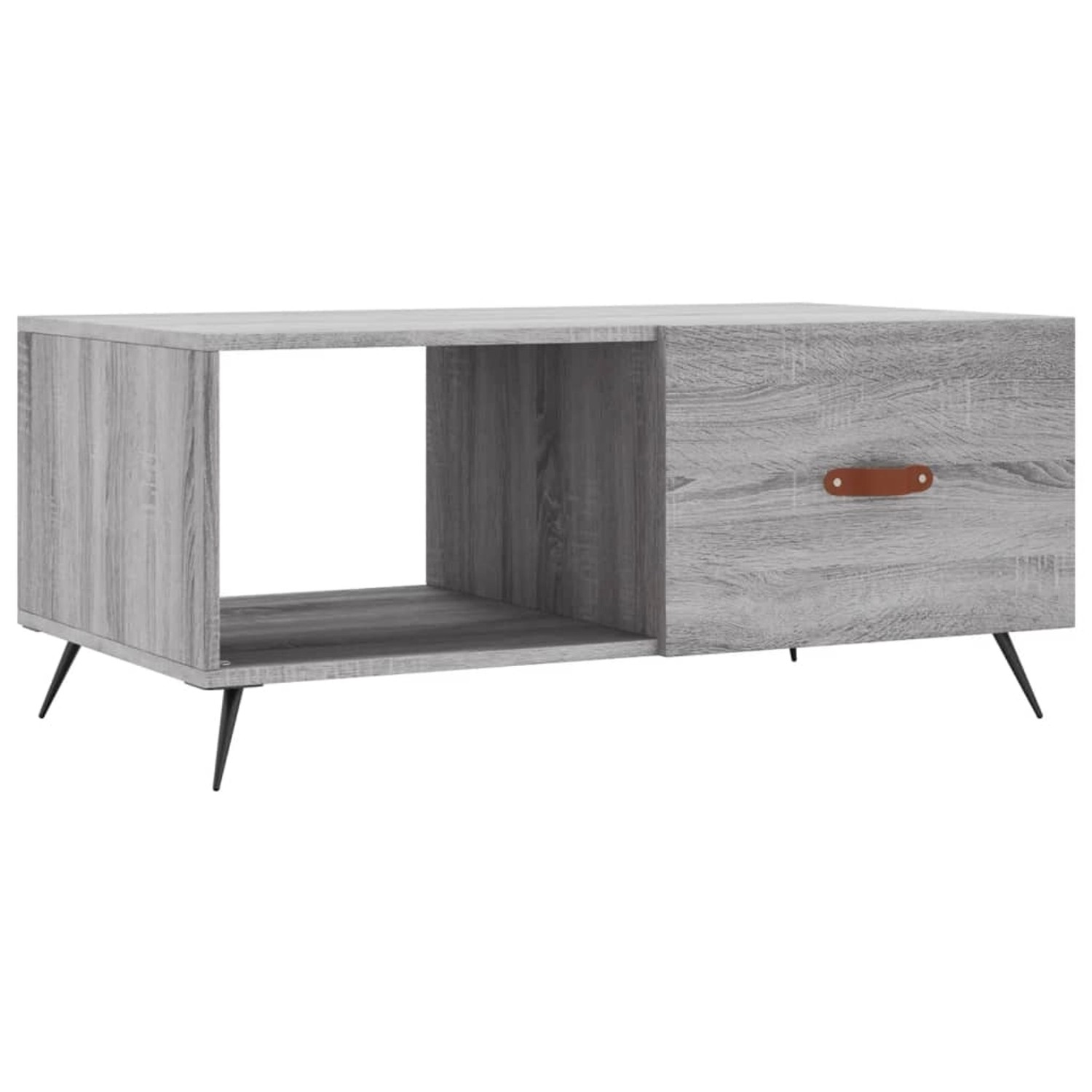 vidaXL Couchtisch Grau Sonoma 90x50x40 cm Holzwerkstoff Modell 6 günstig online kaufen