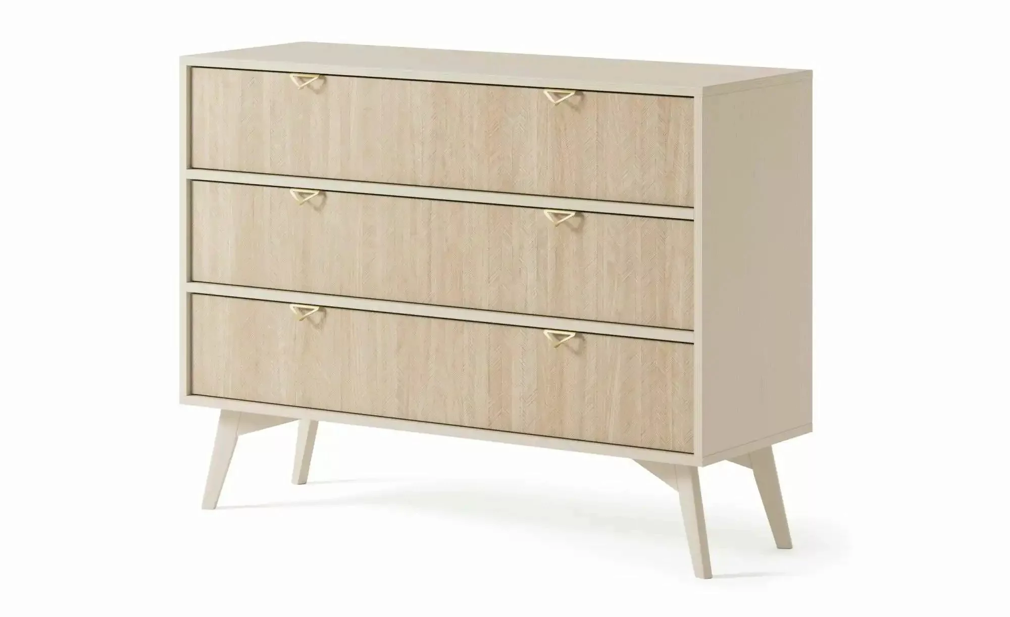 Kommode  Firr ¦ beige ¦ Maße (cm): B: 106 H: 80 Kommoden & Sideboards > Kom günstig online kaufen