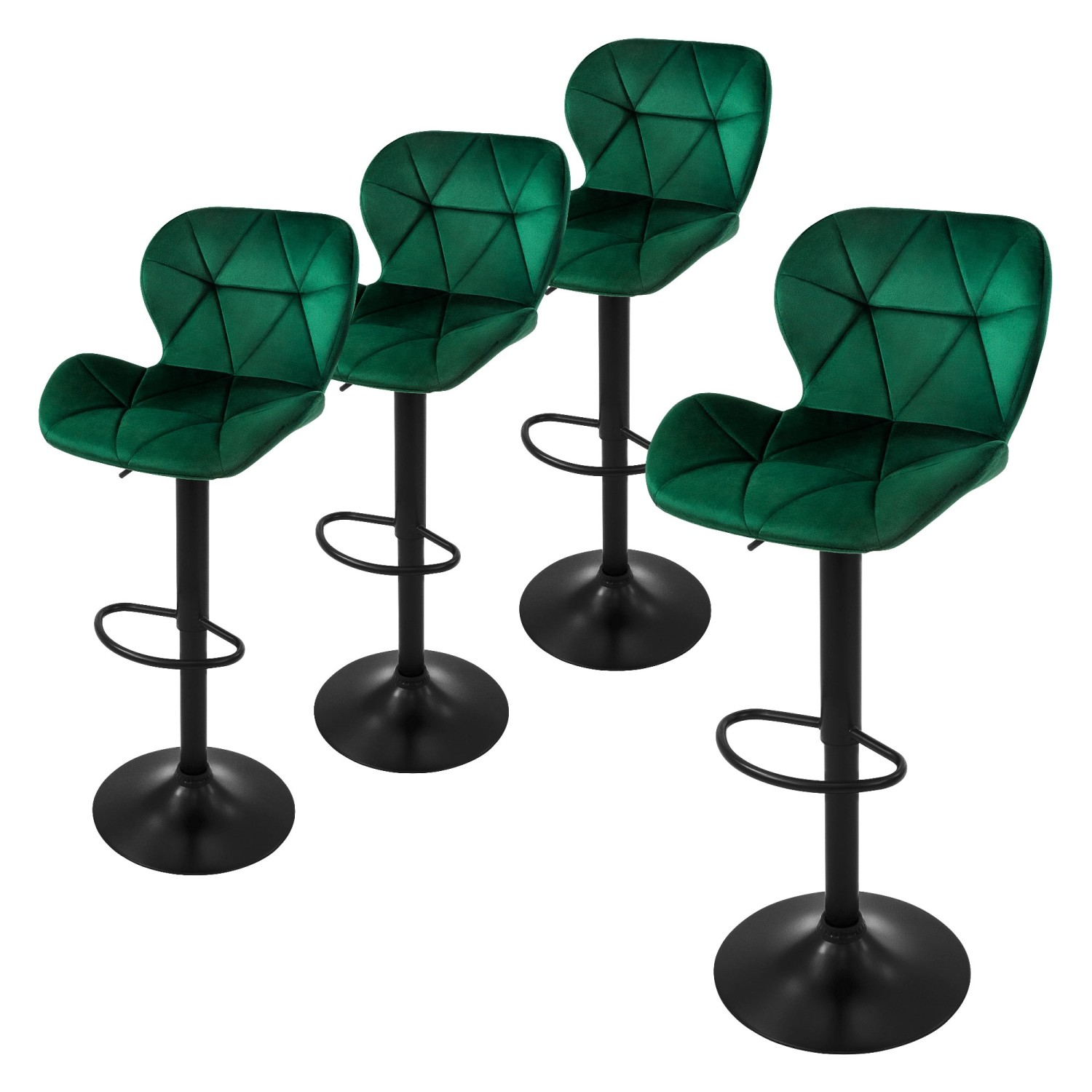 ML-DESIGN Barhocker Gepolsterter Barstuhl mit Rückenlehne günstig online kaufen