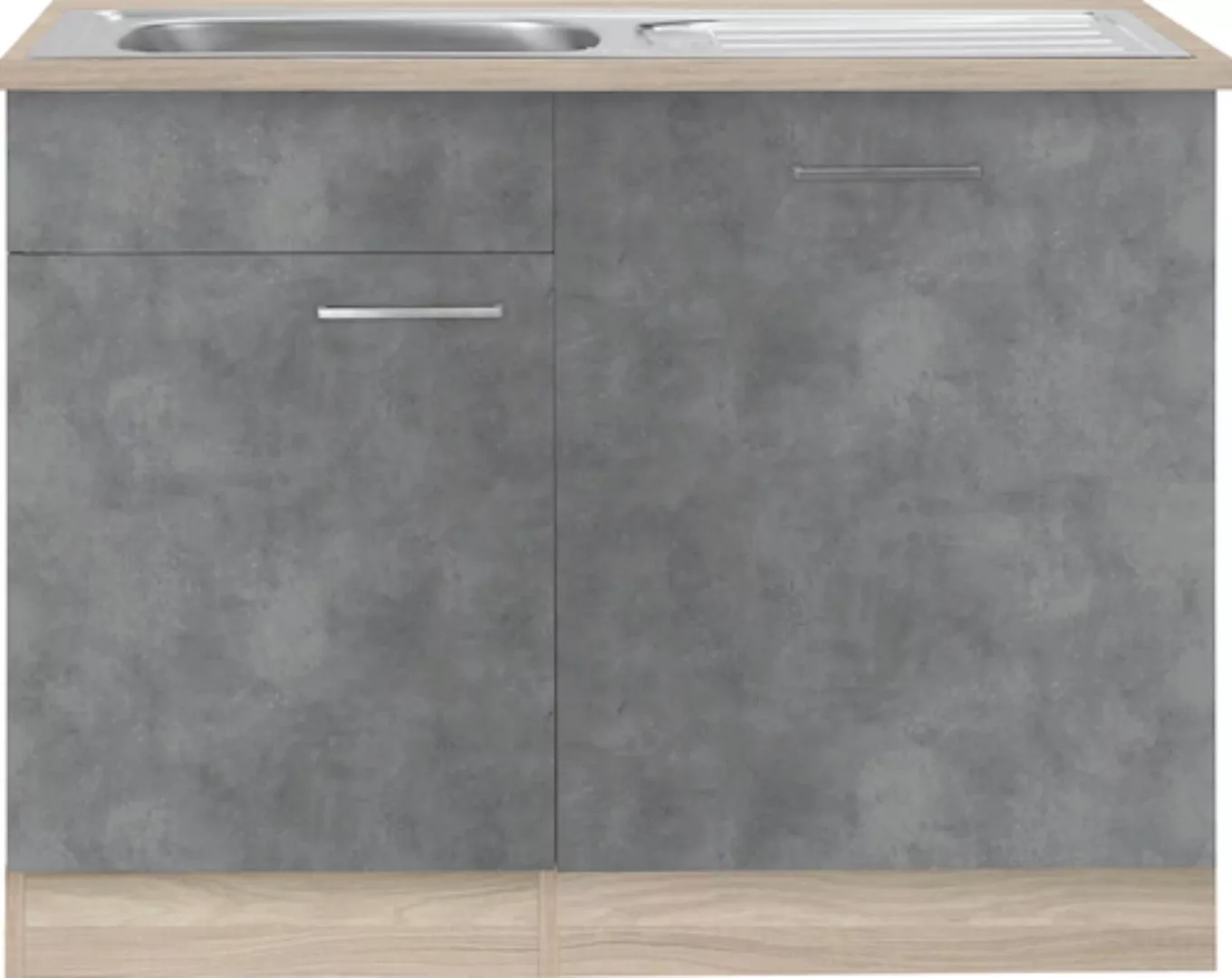wiho Küchen Spülenschrank "Zell", Breite 110 cm, inkl. Tür/Sockel für Gesch günstig online kaufen