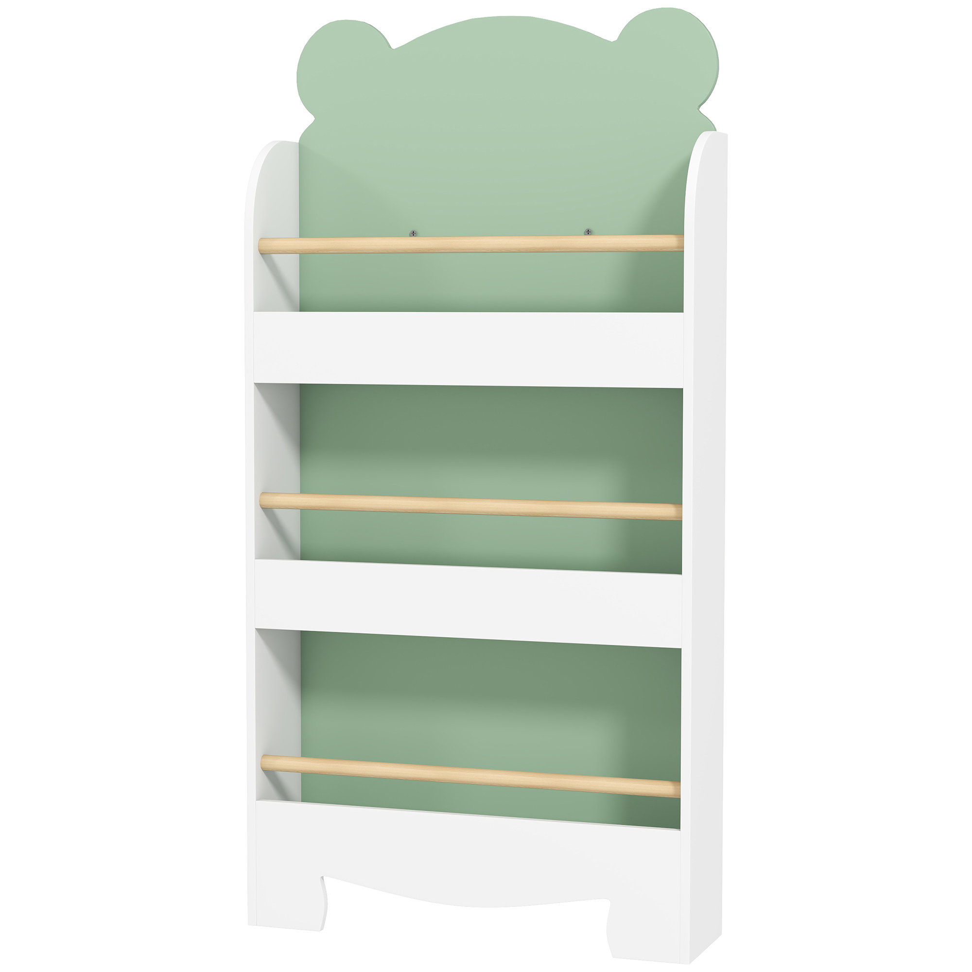 AIYAPLAY Kinderbuchregal mit 3 Etagen, Platzsparendes Regal in Bärenform mi günstig online kaufen