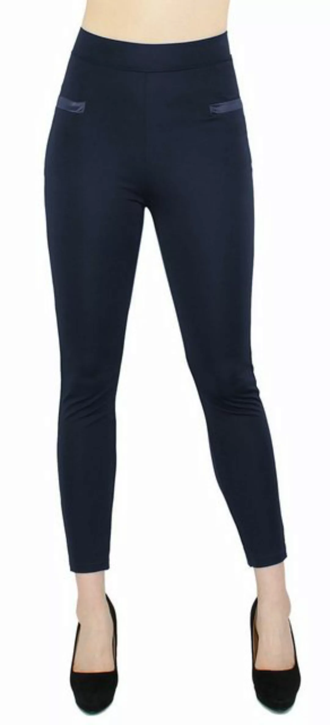 dy_mode 7/8-Hose Lässige High Waist 7/8 Röhrenhose Damen Stoffhose Sommer m günstig online kaufen