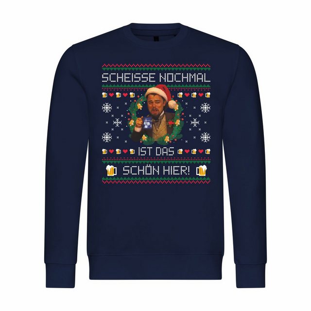 deinshirt Kapuzenpullover Herren Pullover Scheiße nochmal ist das schön hie günstig online kaufen