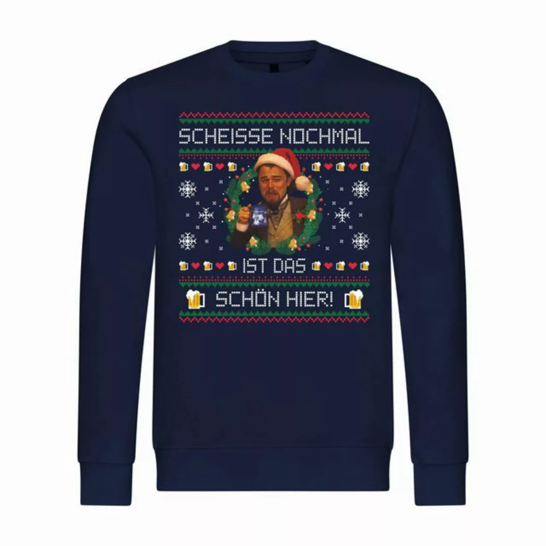 deinshirt Kapuzenpullover Herren Pullover Scheiße nochmal ist das schön hie günstig online kaufen