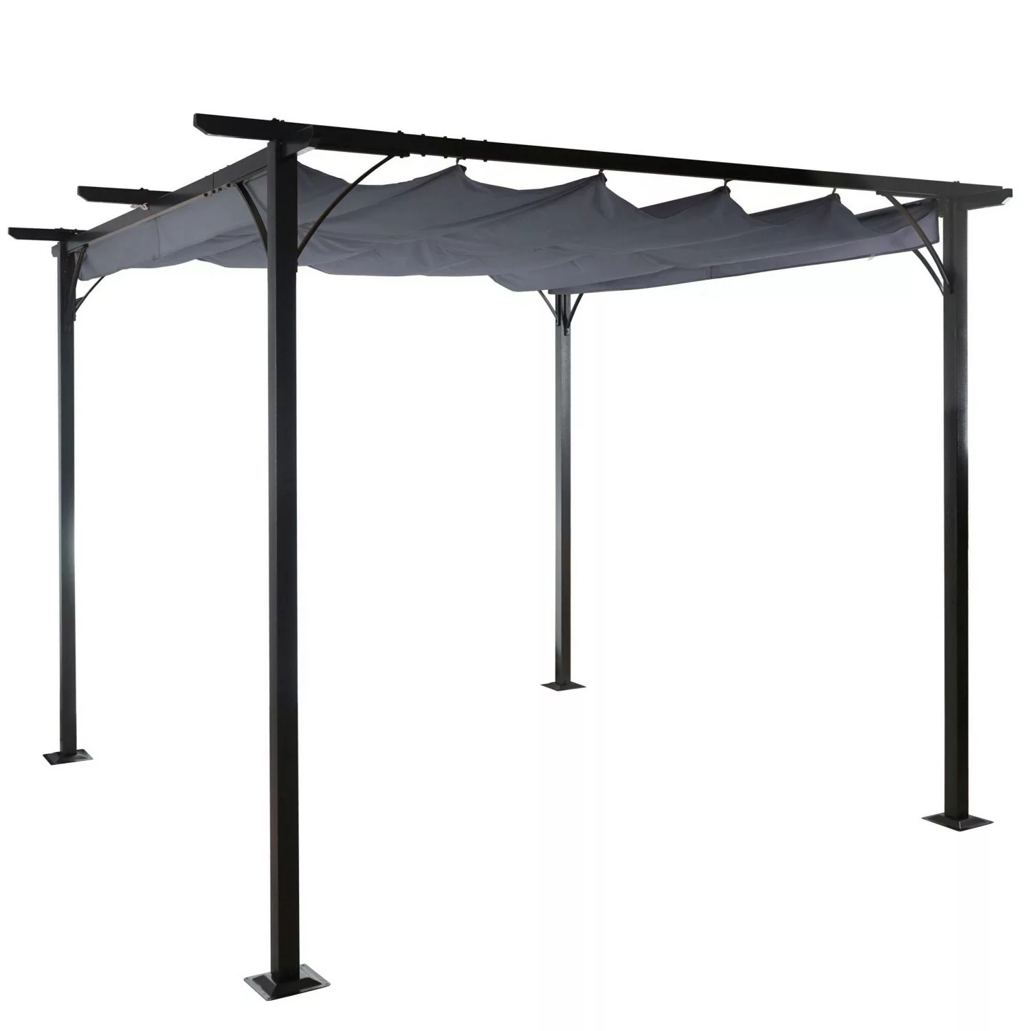 MCW Pergola C42 3x3m Grau günstig online kaufen