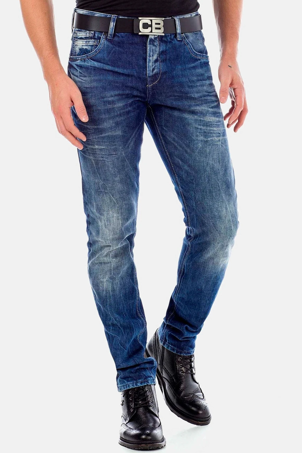 Cipo & Baxx 5-Pocket-Jeans "Jeans", im Straight Fit günstig online kaufen