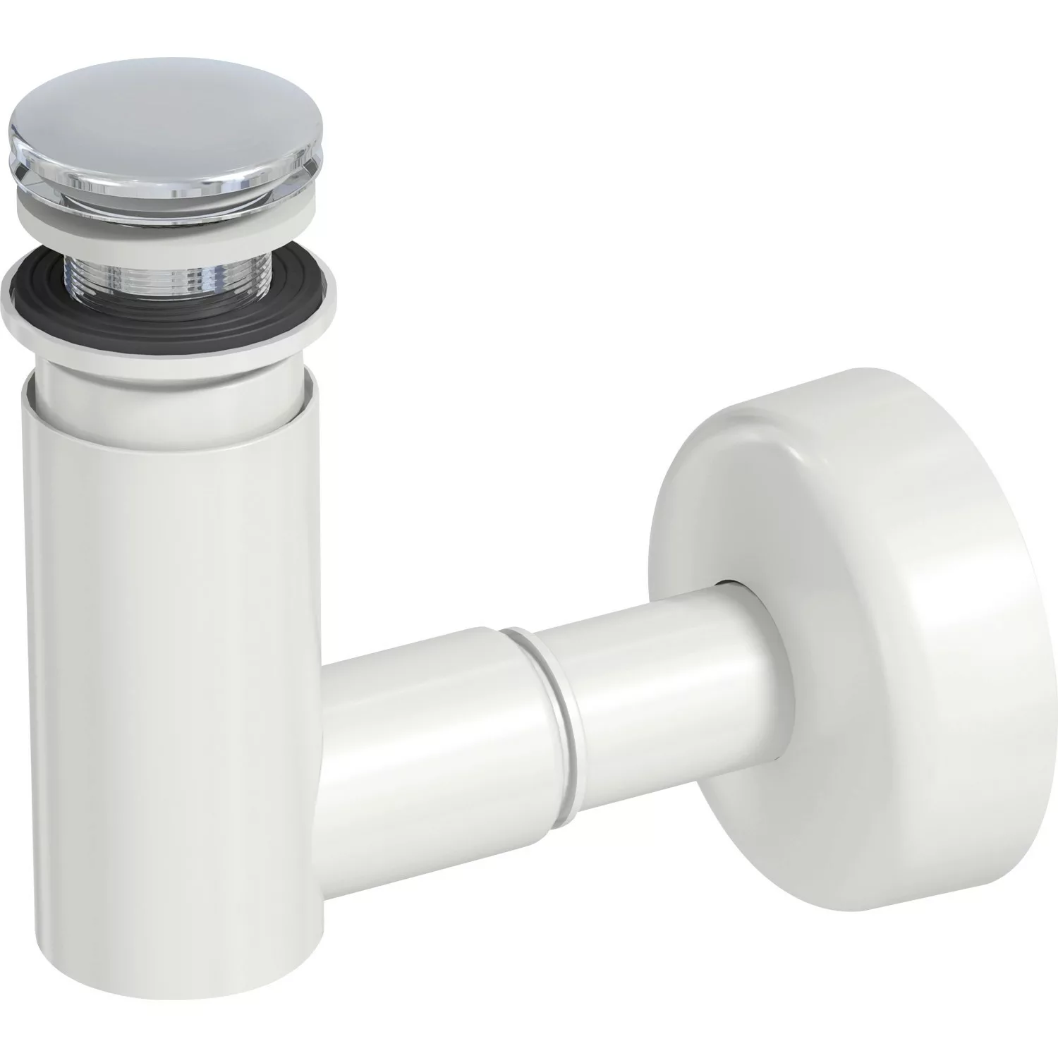 Prevex EasyClean Siphon Ø 40 mm / 32 mm mit Pop-Up-Ventil Chrom günstig online kaufen