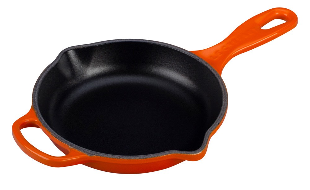 Le Creuset Brat- und Servierpfanne Gusseisen Ofenrot 16cm günstig online kaufen