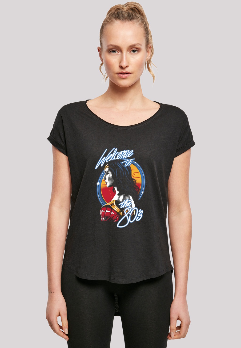 F4NT4STIC T-Shirt "DC Comics Wonder Welcome To The 80s", Damen,Premium Merc günstig online kaufen