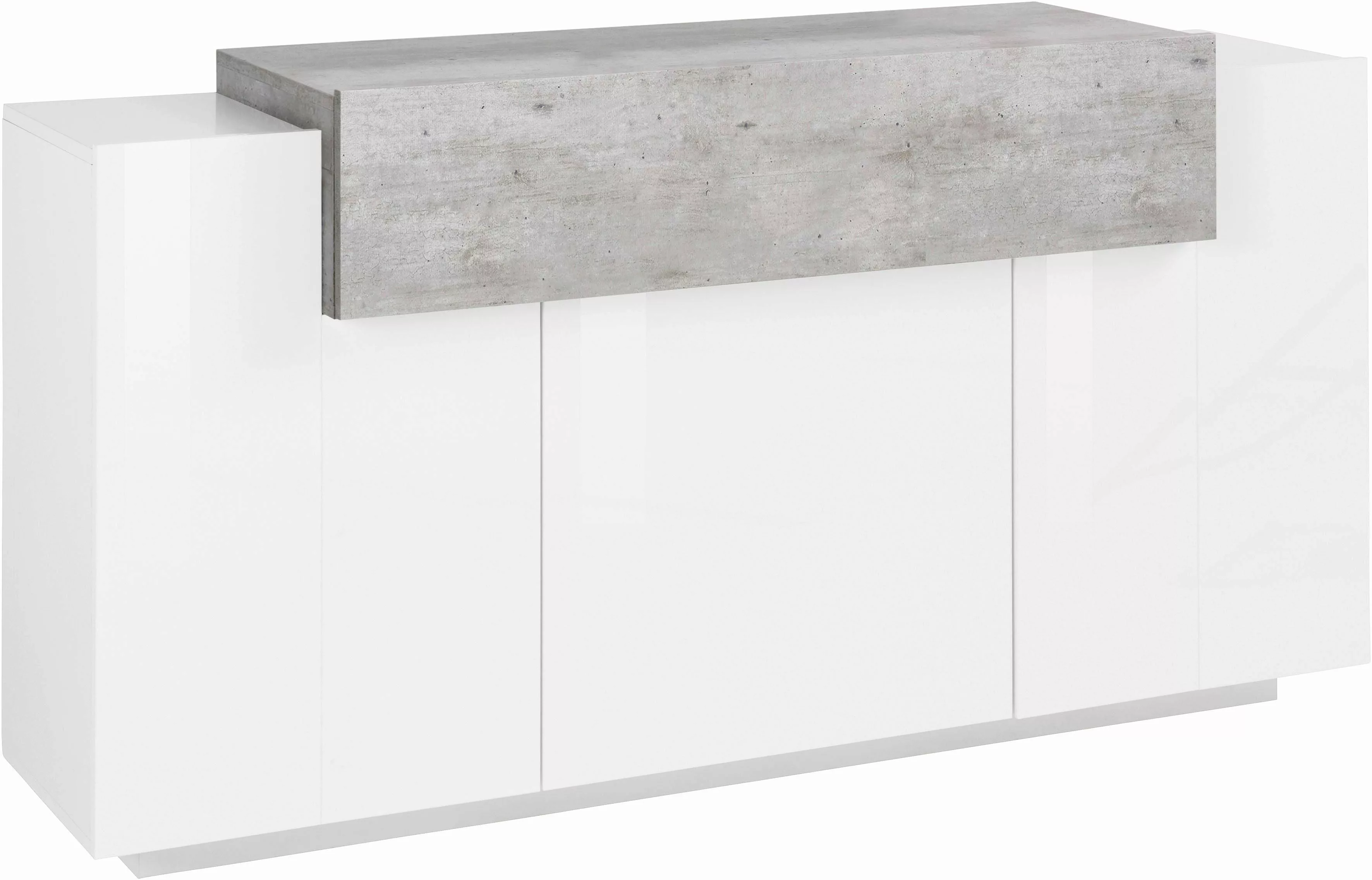 INOSIGN Sideboard "Coro, Kommode, Schrank, Kredenz, grifflos mit Einlegeböd günstig online kaufen