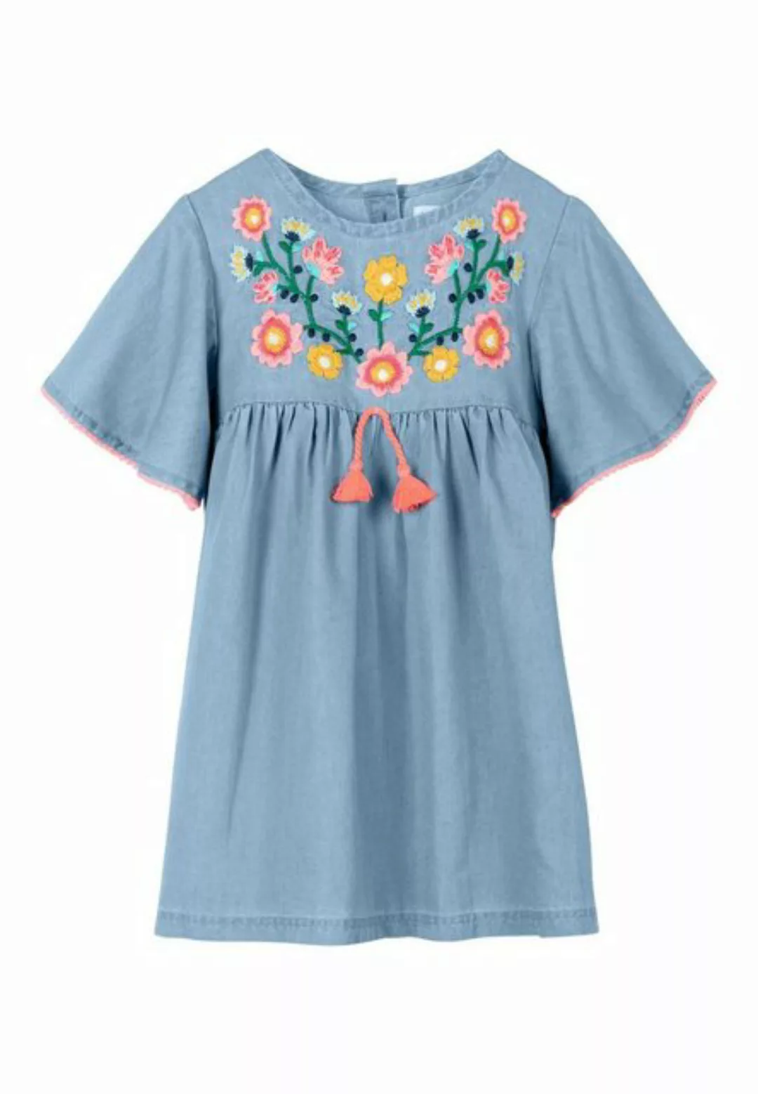 MINOTI Sommerkleid Kleid verziert mit einem Stickerei (1y-8y) günstig online kaufen