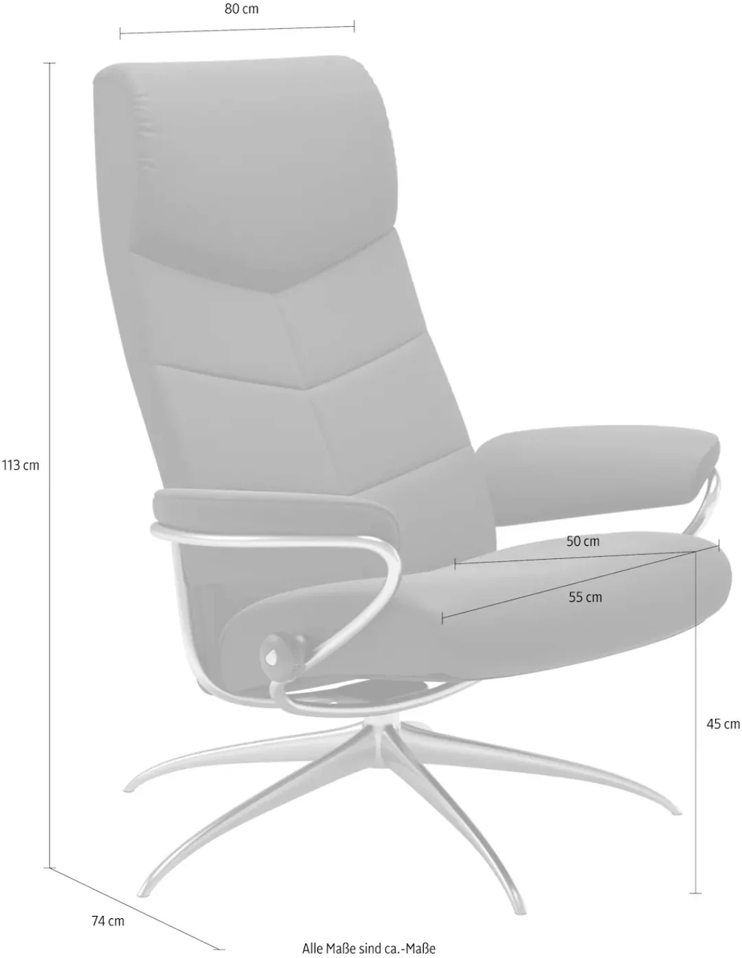 Stressless® Relaxsessel »Dublin«, High Back, mit Star Base, Gestell Schwarz günstig online kaufen