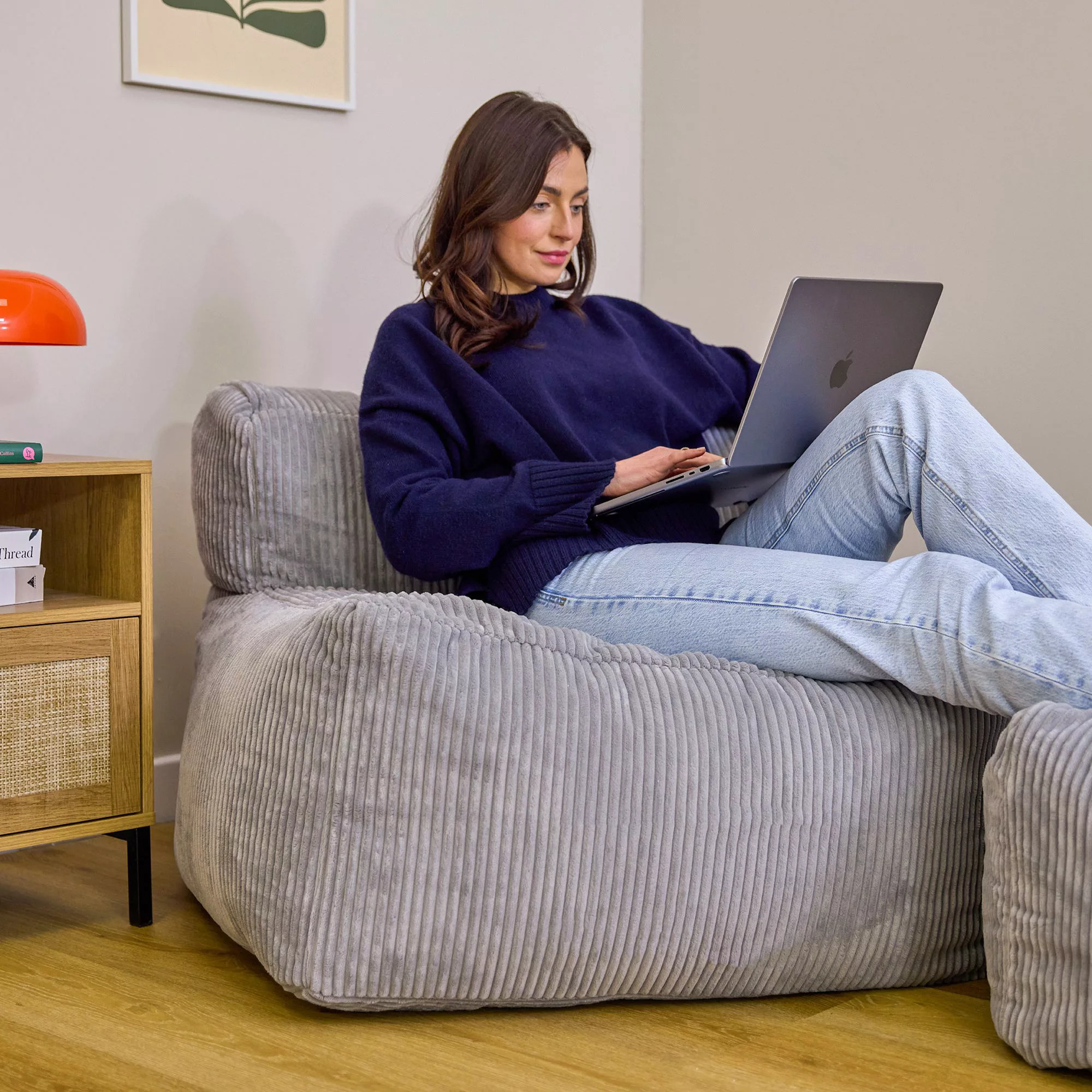 icon Sitzsack Modulares Sessel aus Cord günstig online kaufen
