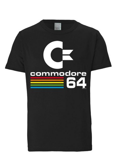 LOGOSHIRT T-Shirt "Commodore C64 Logo", mit C64-Print günstig online kaufen