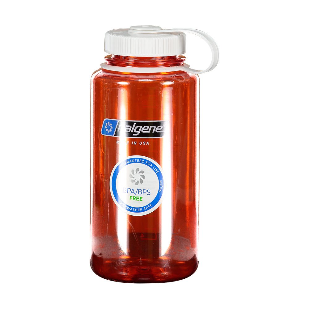 Nalgene Weithalsflasche 1l One Size Orange / Loop-Top White günstig online kaufen