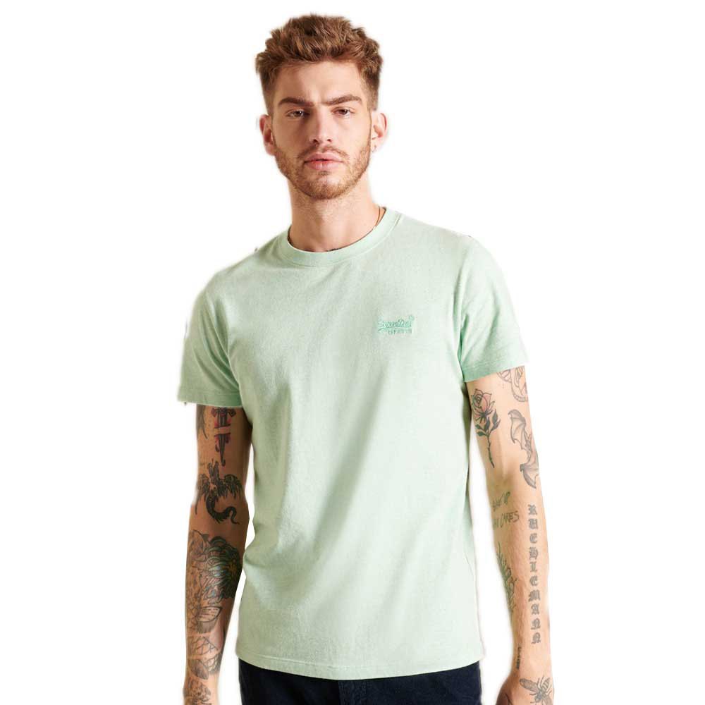 Superdry Vintage Logo Embroidered Langarm-t-shirt L Light Aqua Jaspe günstig online kaufen