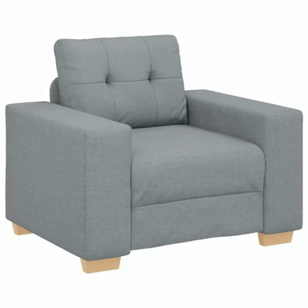 vidaXL Sofa Sessel Hellgrau 59 cm Stoff günstig online kaufen