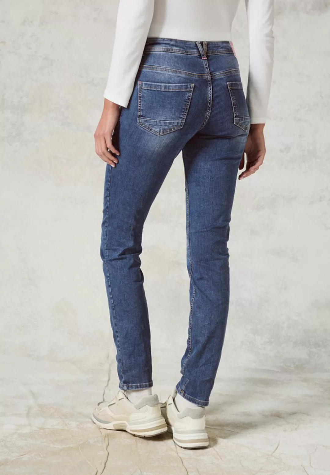 Cecil Comfort-fit-Jeans softer Materialmix günstig online kaufen