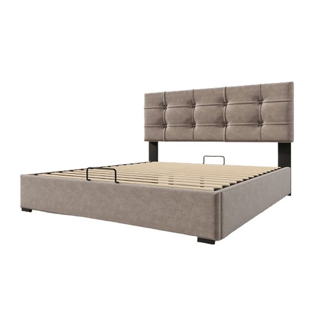 Celya Polsterbett Doppelbett Bettgestell 140x200cm mit Stauraum, Verstellba günstig online kaufen