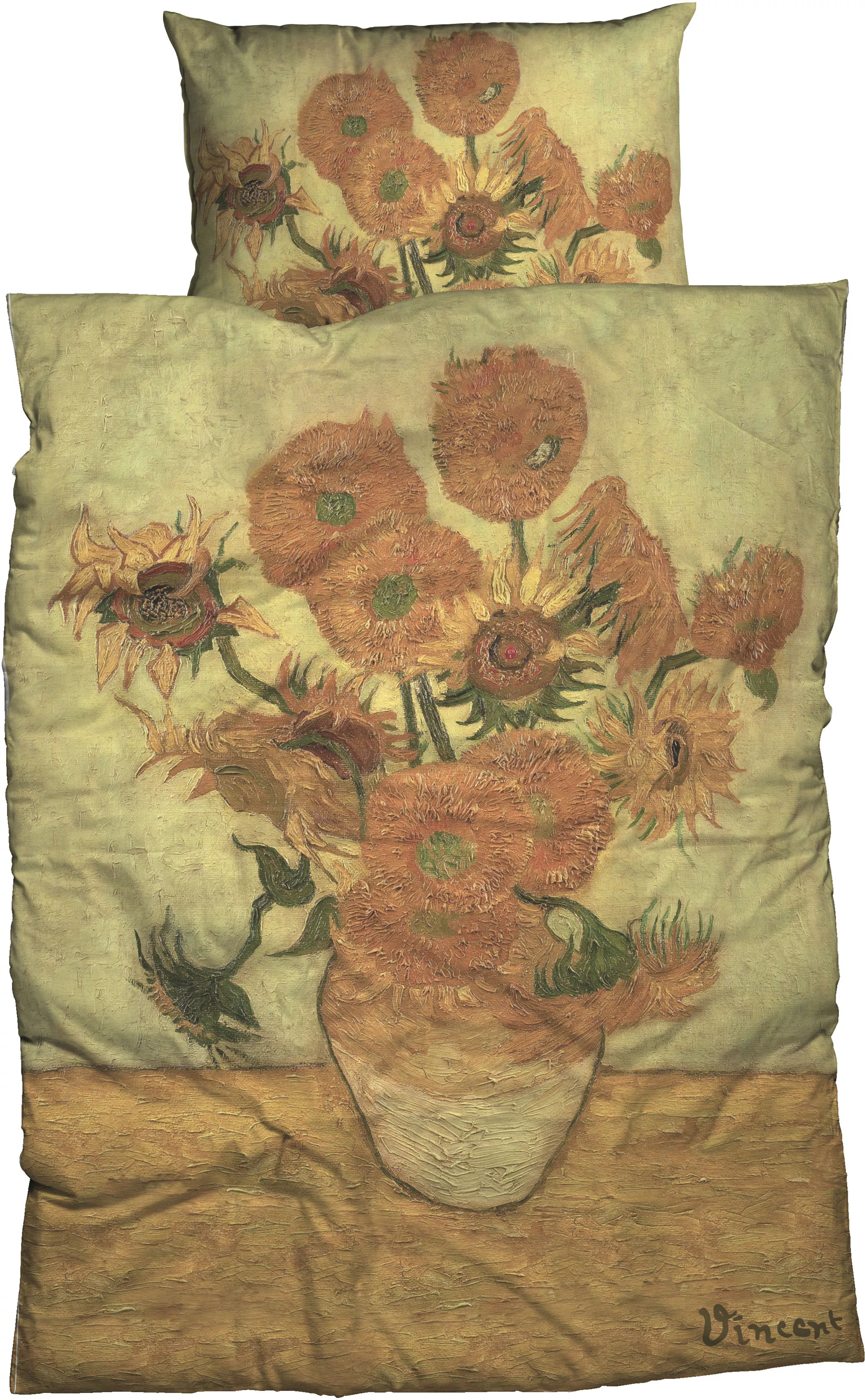 Goebel Bettwäsche »Sonnenblume«, mit floralem Dessin günstig online kaufen