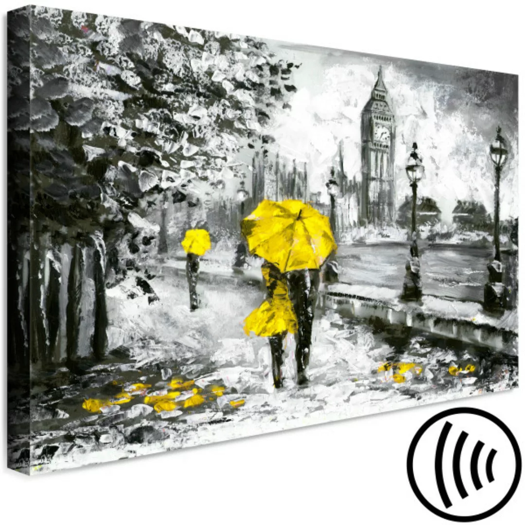 Wandbild Walk in London (1 Part) Wide Yellow XXL günstig online kaufen