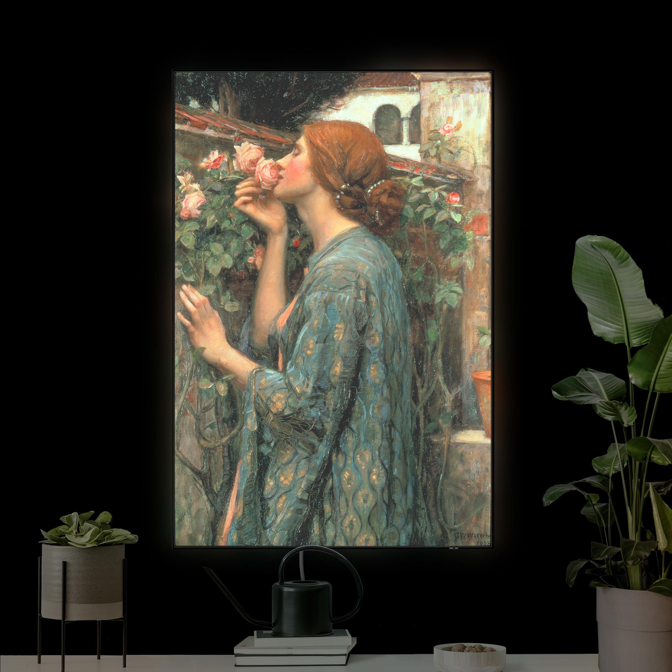 LED-Wechselbild John William Waterhouse - Die Seele der Rose günstig online kaufen