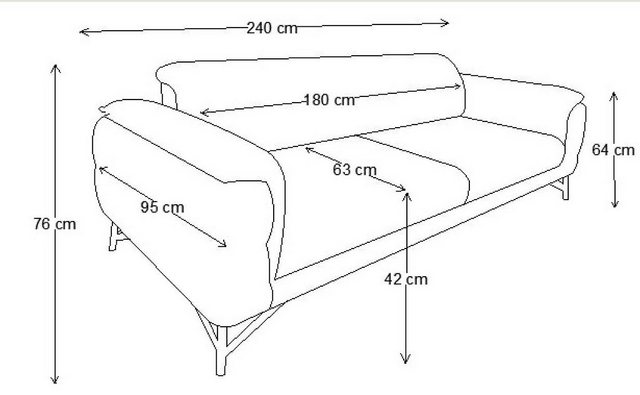 Möbeldreams Sofa Sofa-Set Alena 3-3-1 / Modernes Designer-Sofa, Schlaffunkt günstig online kaufen