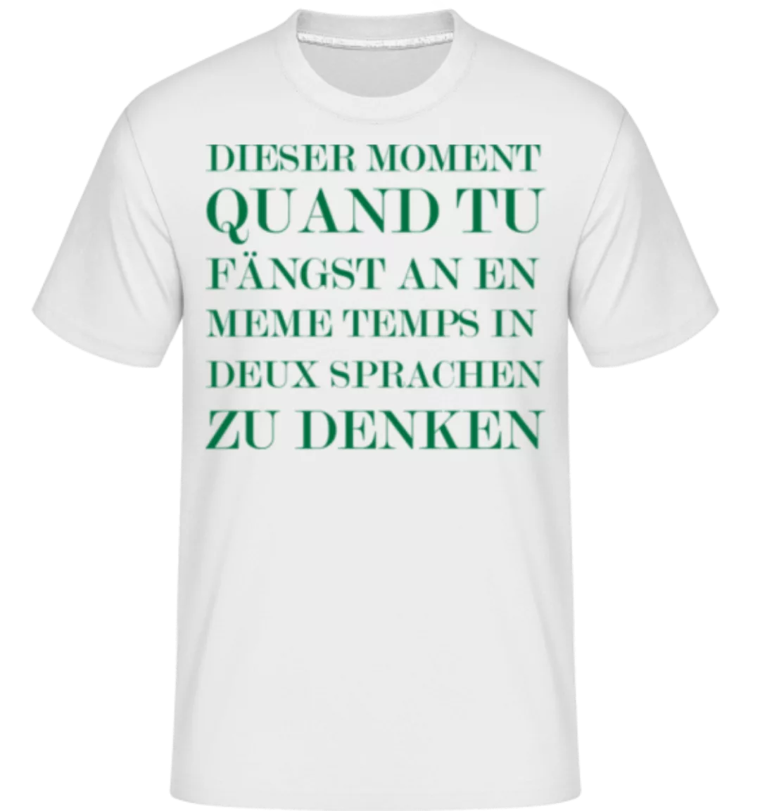 Bilingual Deutsch Französisch · Shirtinator Männer T-Shirt günstig online kaufen