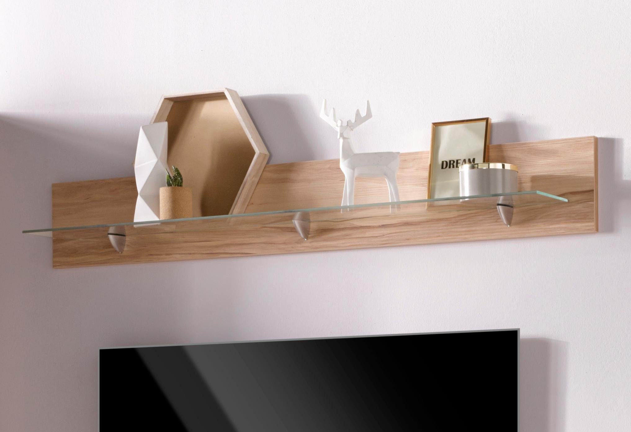 Home affaire Wandboard "Denis", mit Glasboden günstig online kaufen