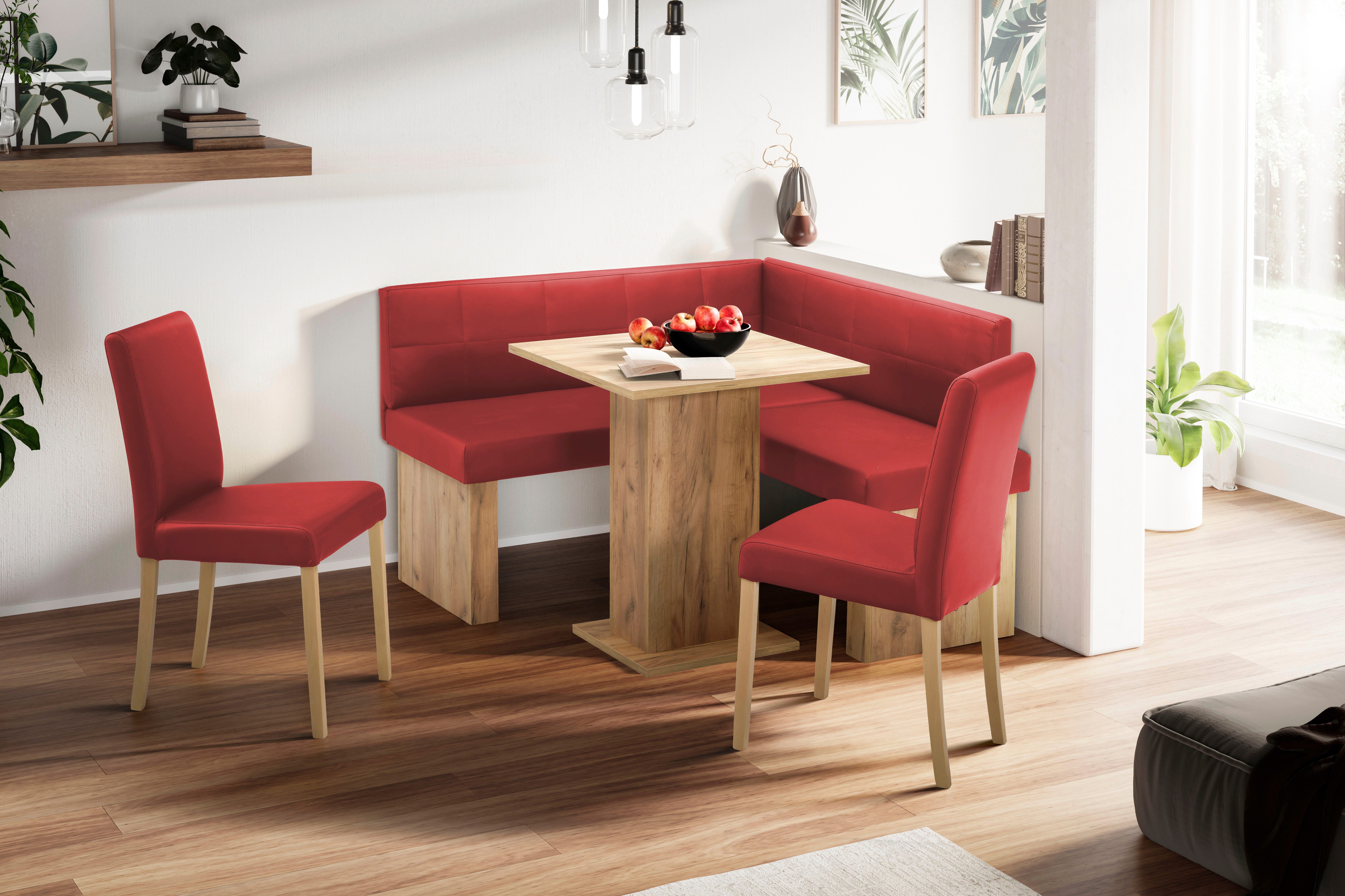 massivline&more Eckbank "Anna 2", Schenkel gleichschenkelig 130 cm günstig online kaufen