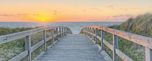 Bönninghoff Glasbild »Schöner Weg zum Strand«, (1 St.) günstig online kaufen