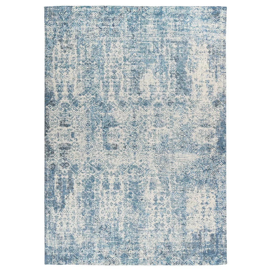 360Living Teppich Percy blau B/L: ca. 80x150 cm günstig online kaufen