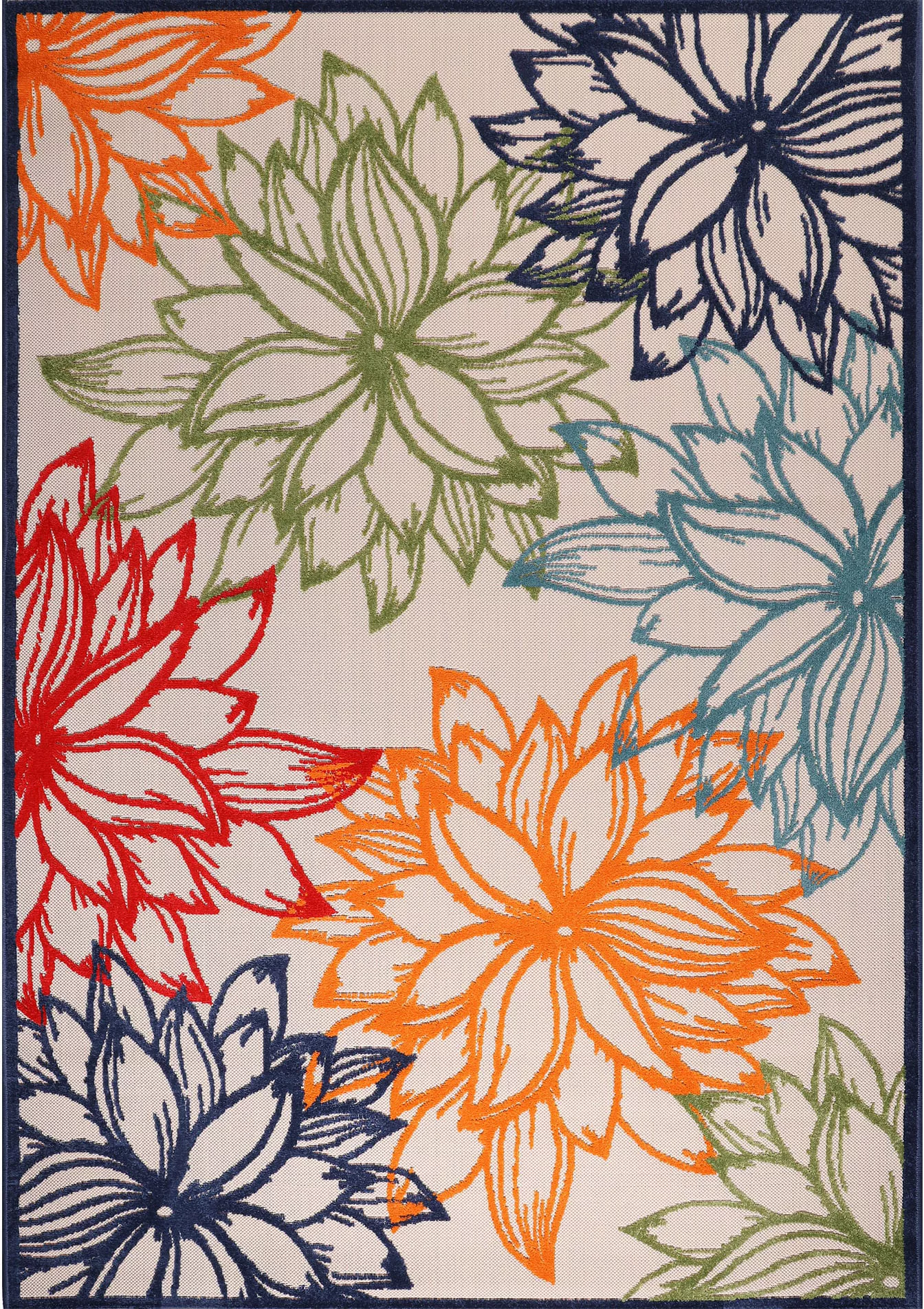Sanat Teppich »Floral 2 Outdoor«, rechteckig, In- und Outdoor geeignet, Blu günstig online kaufen