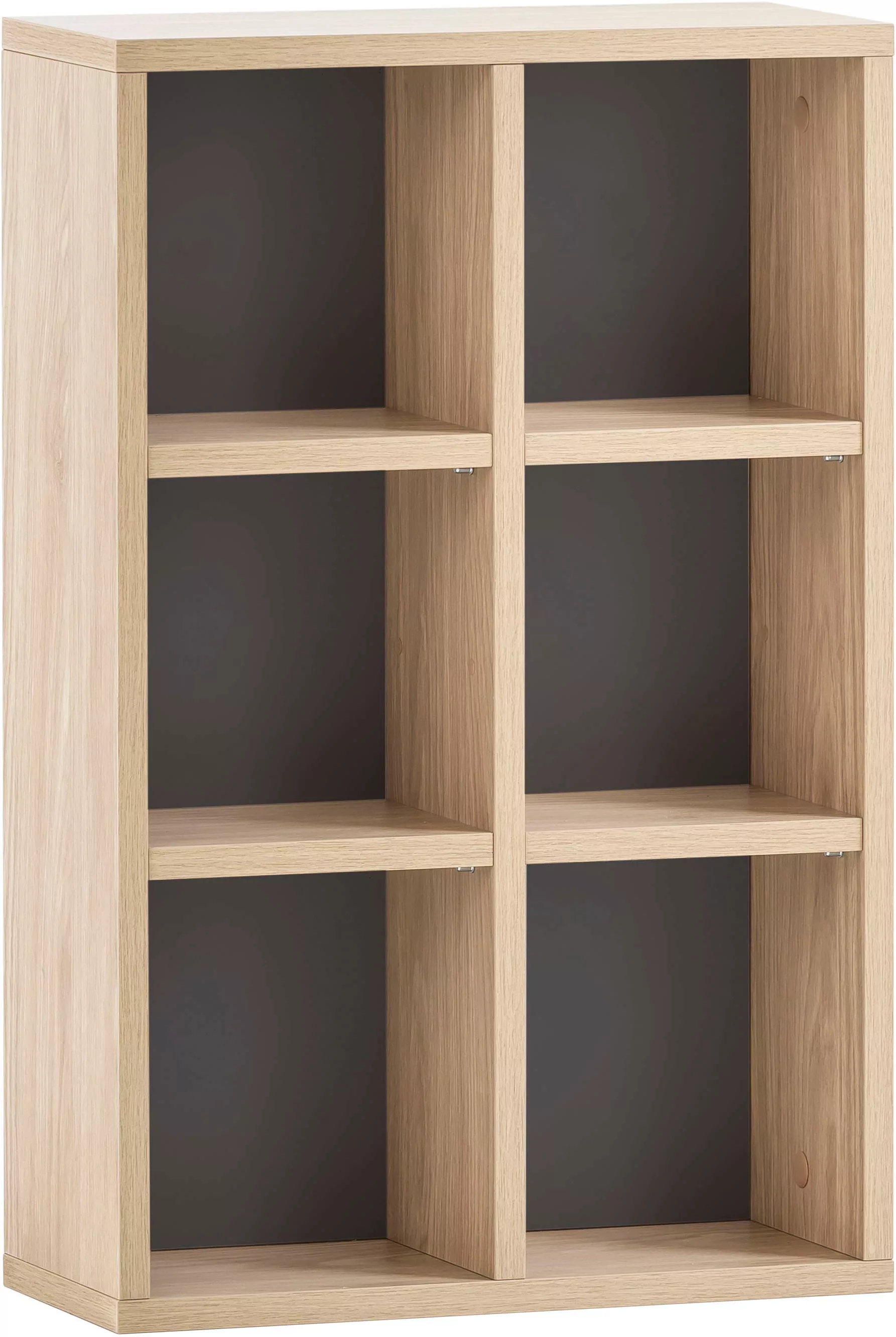 Schildmeyer Wandregal "Mali, Breite 40 cm", 6 offene Regalfächer, Holzdekor günstig online kaufen
