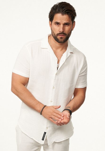 CARISMA Kurzarmhemd im Vintage Summer-Look Herren Kurzarm Feinstrick Polo-H günstig online kaufen