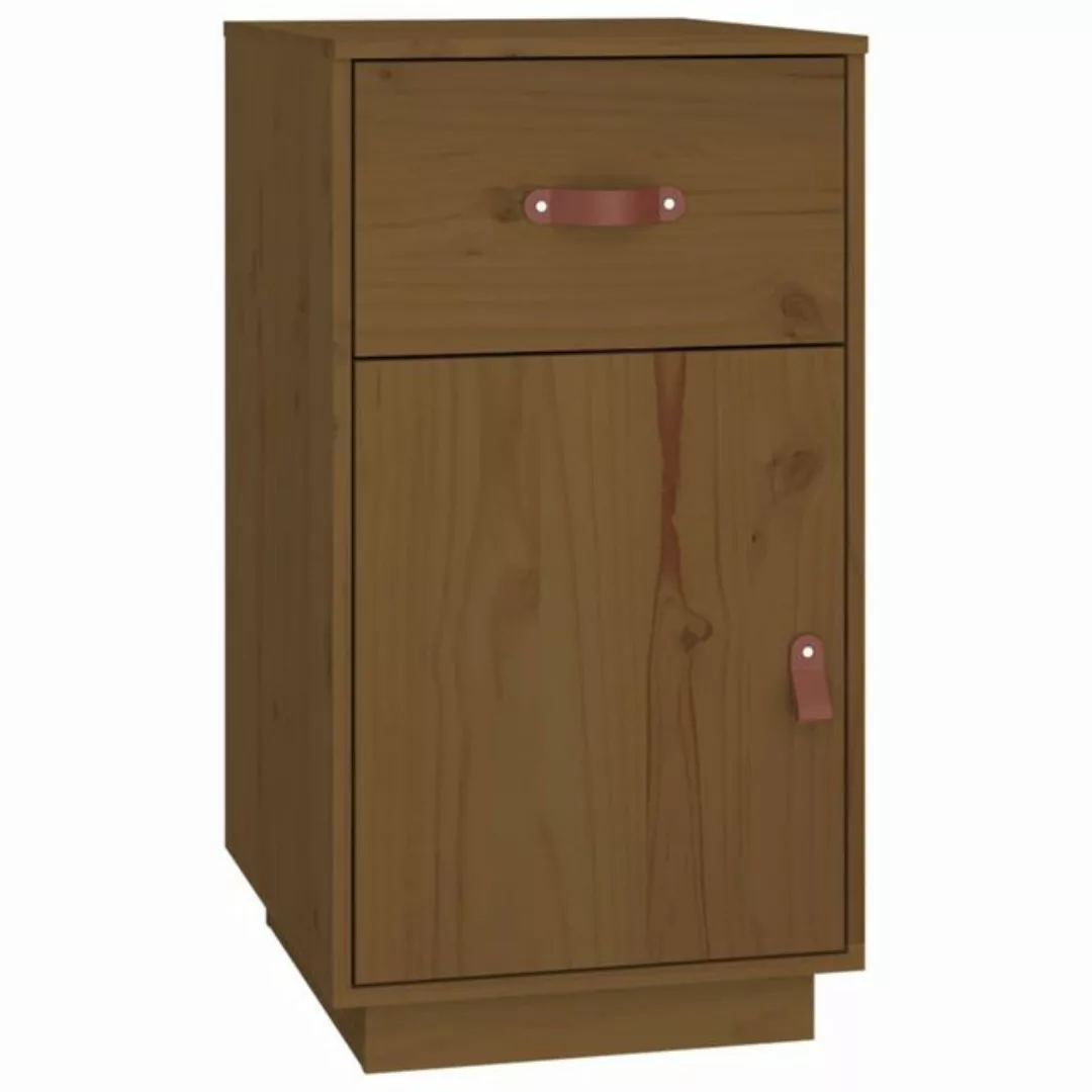 vidaXL Beistellschrank Schreibtisch-Schrank Honigbraun 40x50x75 cm Massivho günstig online kaufen