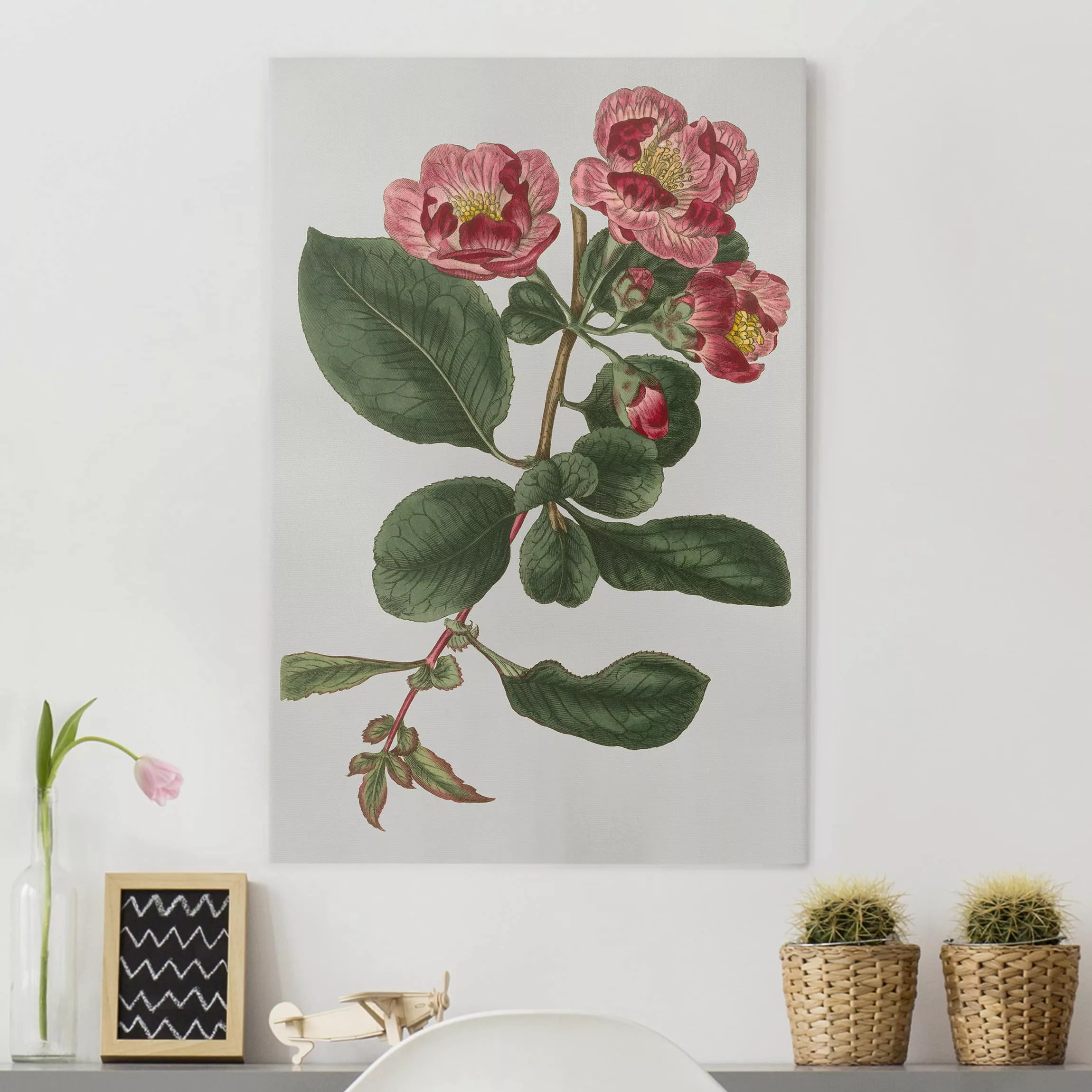 Leinwandbild Blumen - Hochformat Florale Schmuckstücke I günstig online kaufen