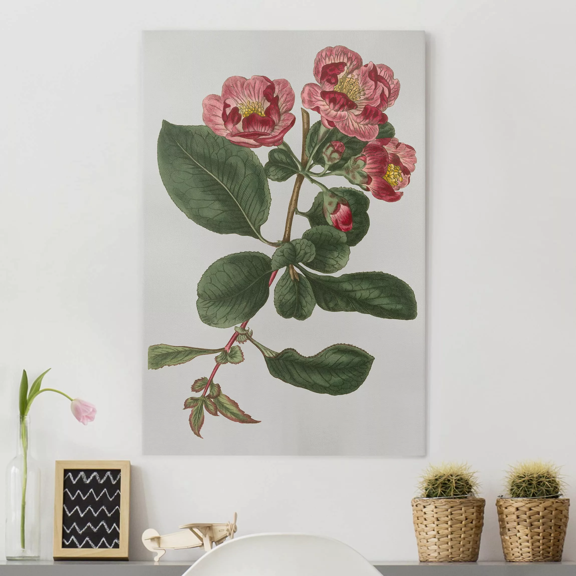 Leinwandbild - Hochformat Florale Schmuckstücke I günstig online kaufen