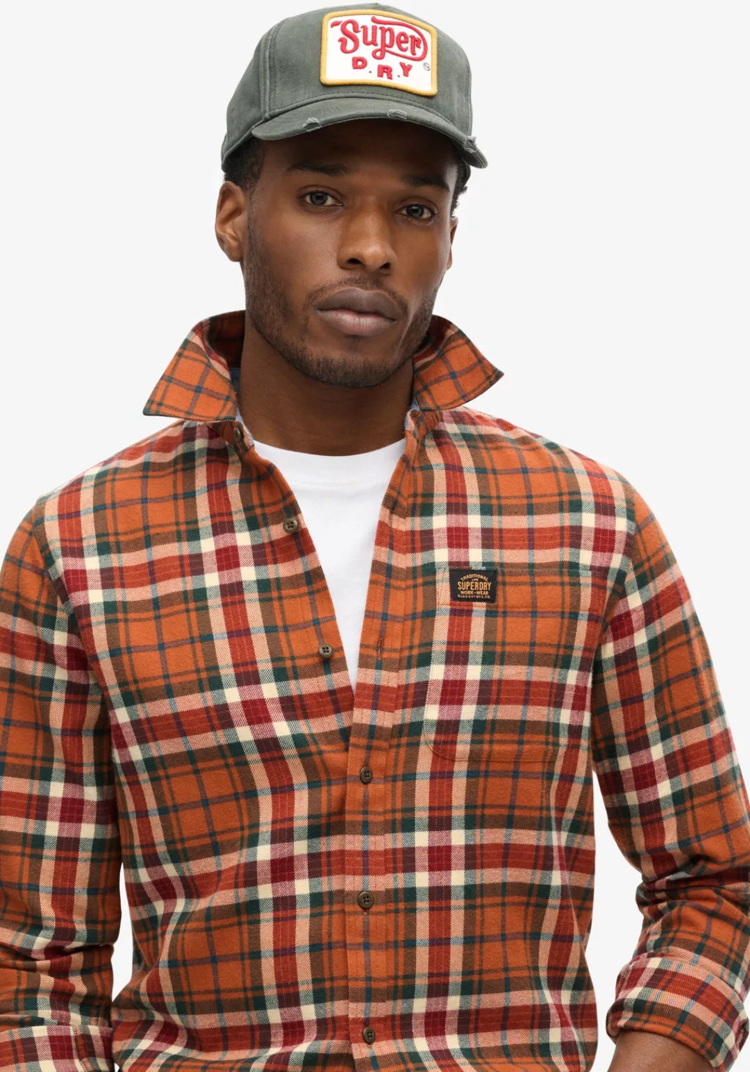 Superdry Langarmhemd "Organic Cotton Lumberjack Check Shirt" günstig online kaufen