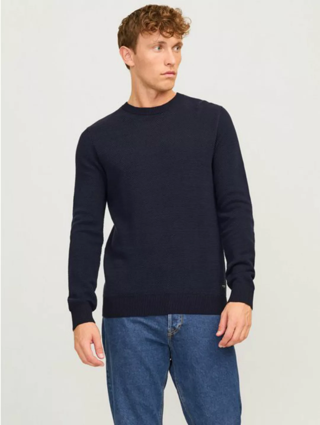 Jack & Jones Rundhalspullover JJEGLOBE KNIT CREW NECK NOOS günstig online kaufen