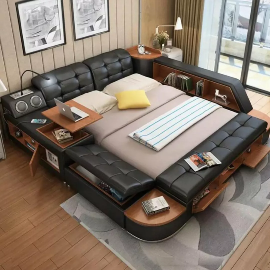 JVmoebel Bett Betten Moderne Hotel Multifunktion Liege Doppel Luxus Design günstig online kaufen