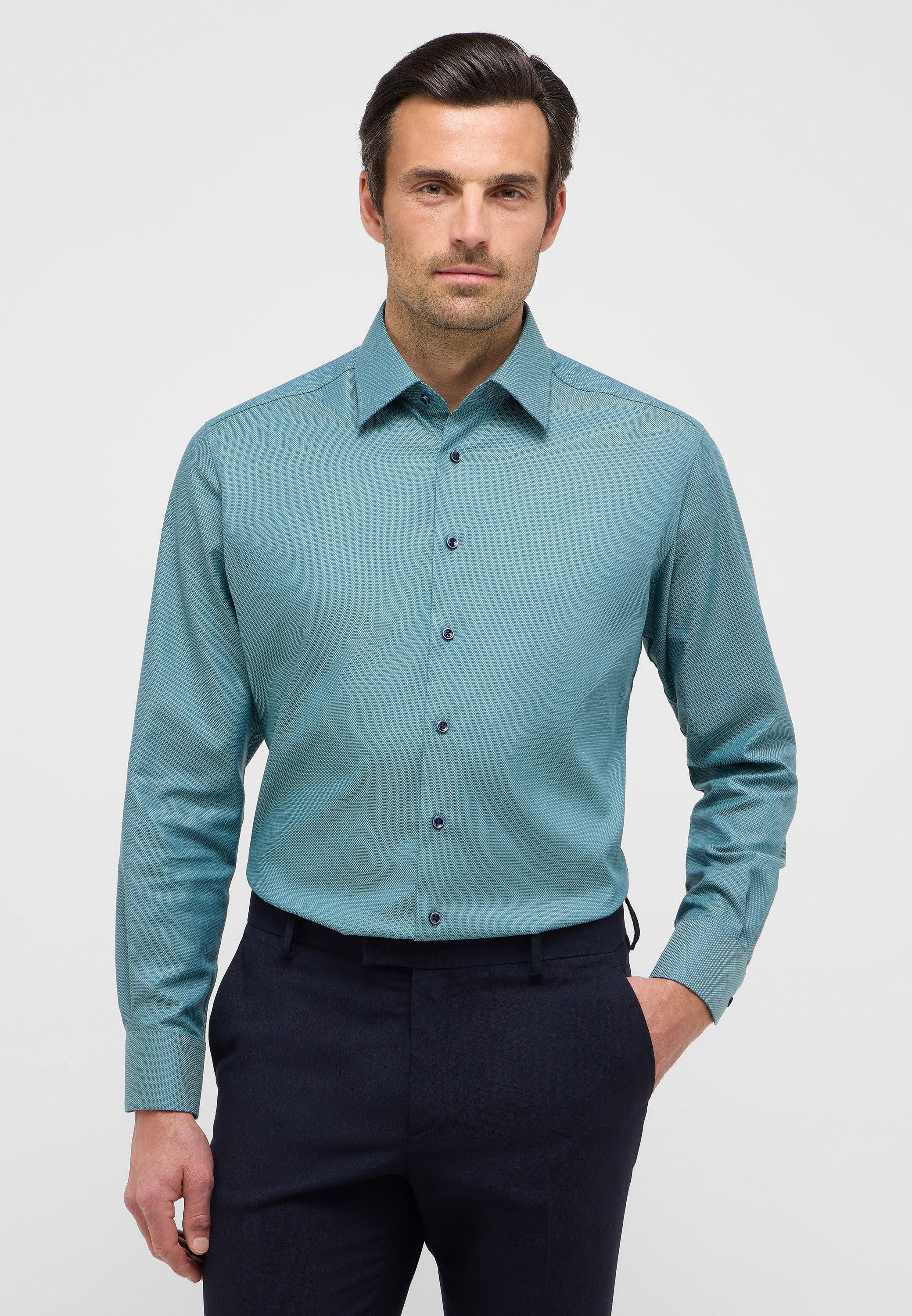 Eterna Langarmhemd "MODERN FIT", NON IRON (bügelfrei) günstig online kaufen
