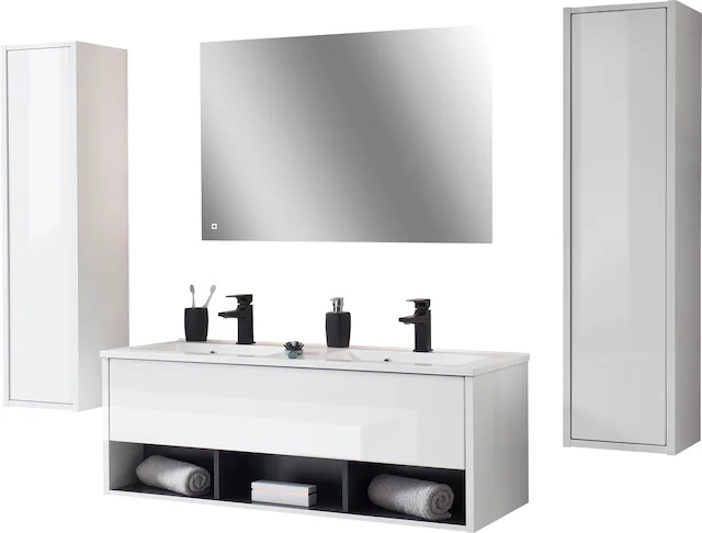 Places of Style Badmöbel-Set »Studio Line, Bad im modernen Design, 4-teilig günstig online kaufen