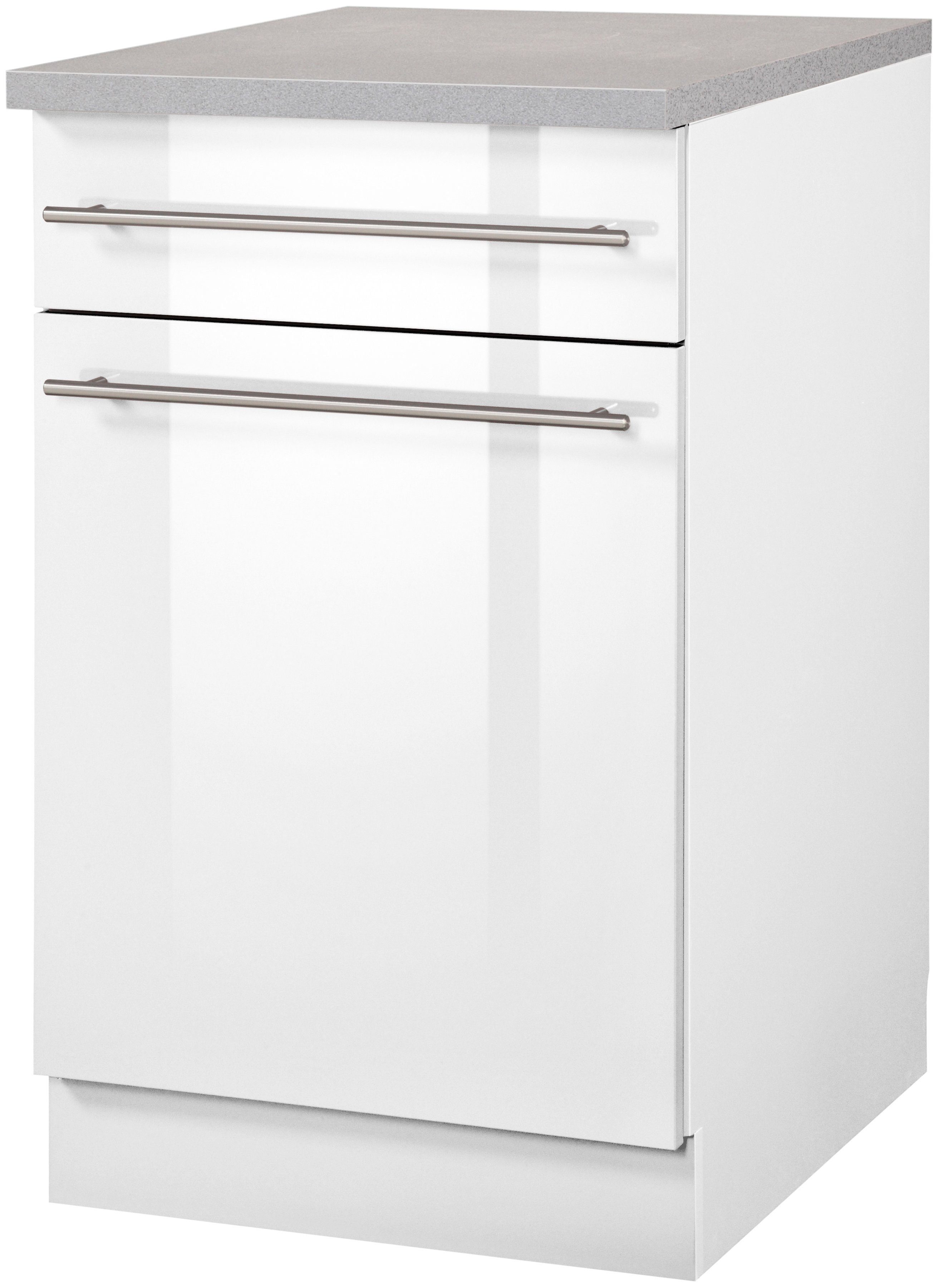 wiho Küchen Unterschrank "Chicago", 60 cm breit, 1 Schubkasten und 1 Tür günstig online kaufen